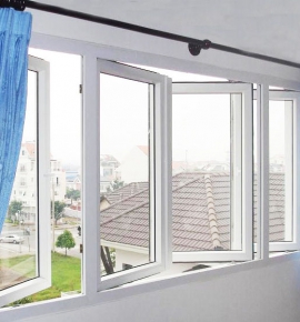 Cửa sổ mở quay nhôm Xingfa - Minh Tân Window - Công Ty TNHH Kinh Doanh Thương Mại Sản Xuất Minh Tân